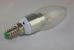 E14 Candle Light 3w 3 Prong Clear Glass Cool White